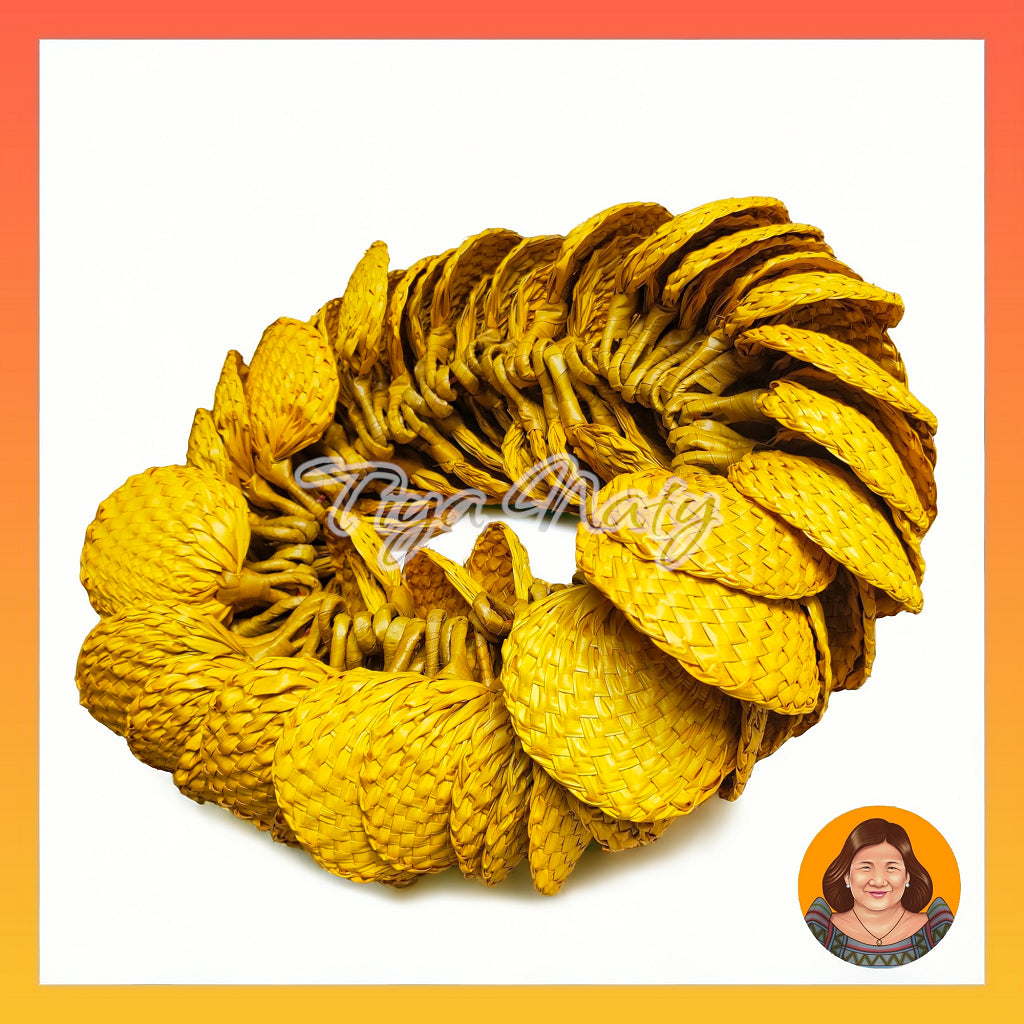 TIYA NATY Mini Abaniko Pamaypay Cute Small Fan DIY Souvenir Craft materials Native Bicol paypay