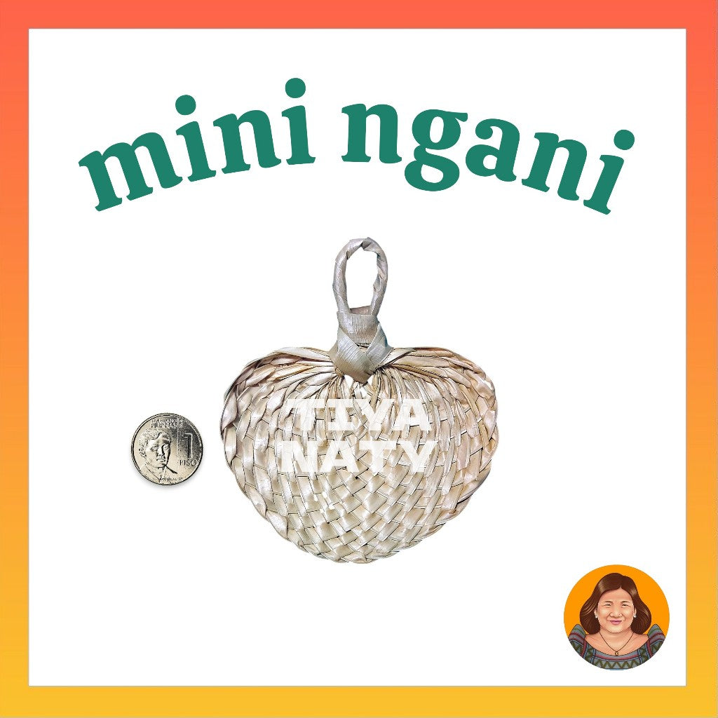 TIYA NATY Mini Abaniko Pamaypay Cute Small Fan DIY Souvenir Craft materials Native Bicol paypay